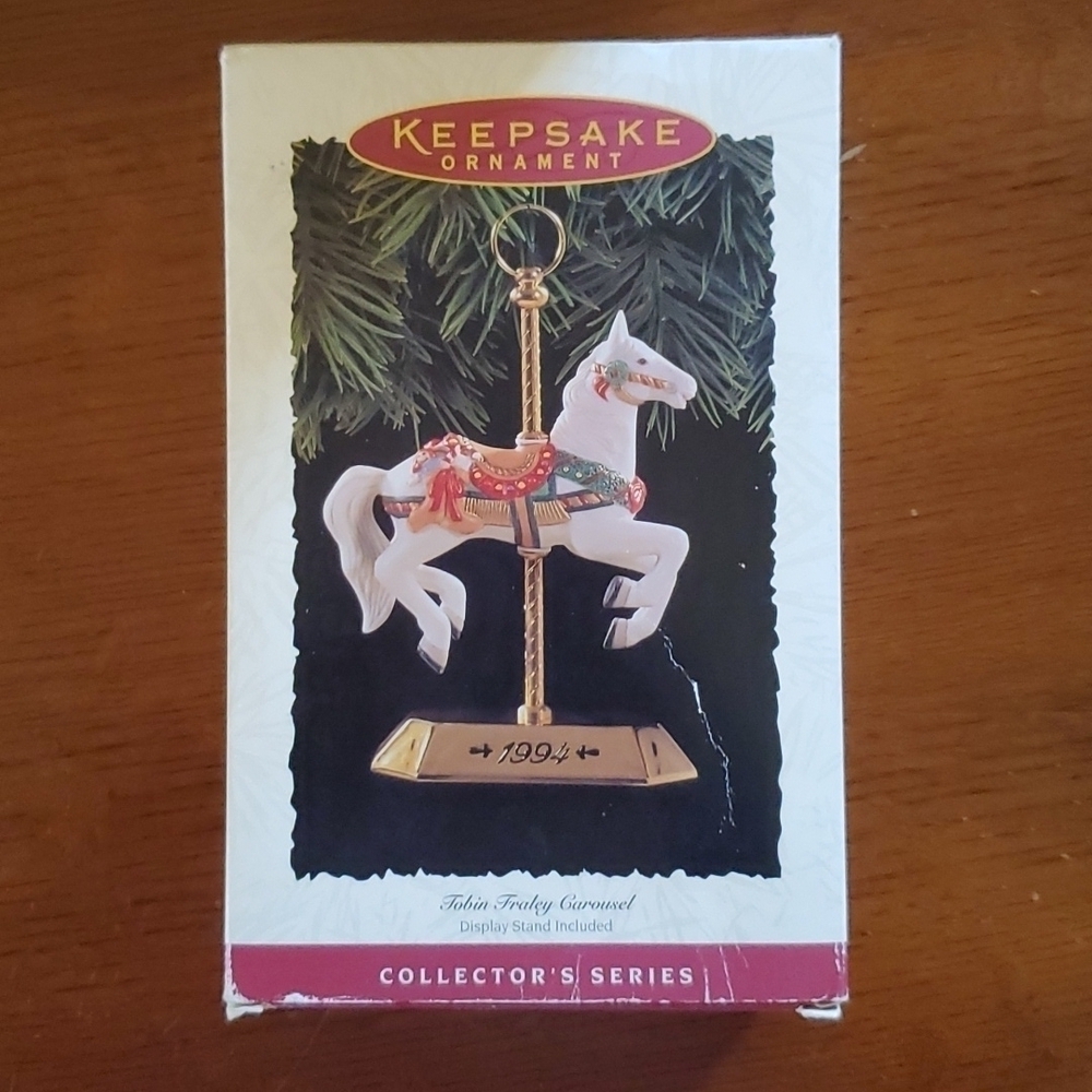 HALLMARK Keepsake "Tobin Fraley Carousel" Ornament.